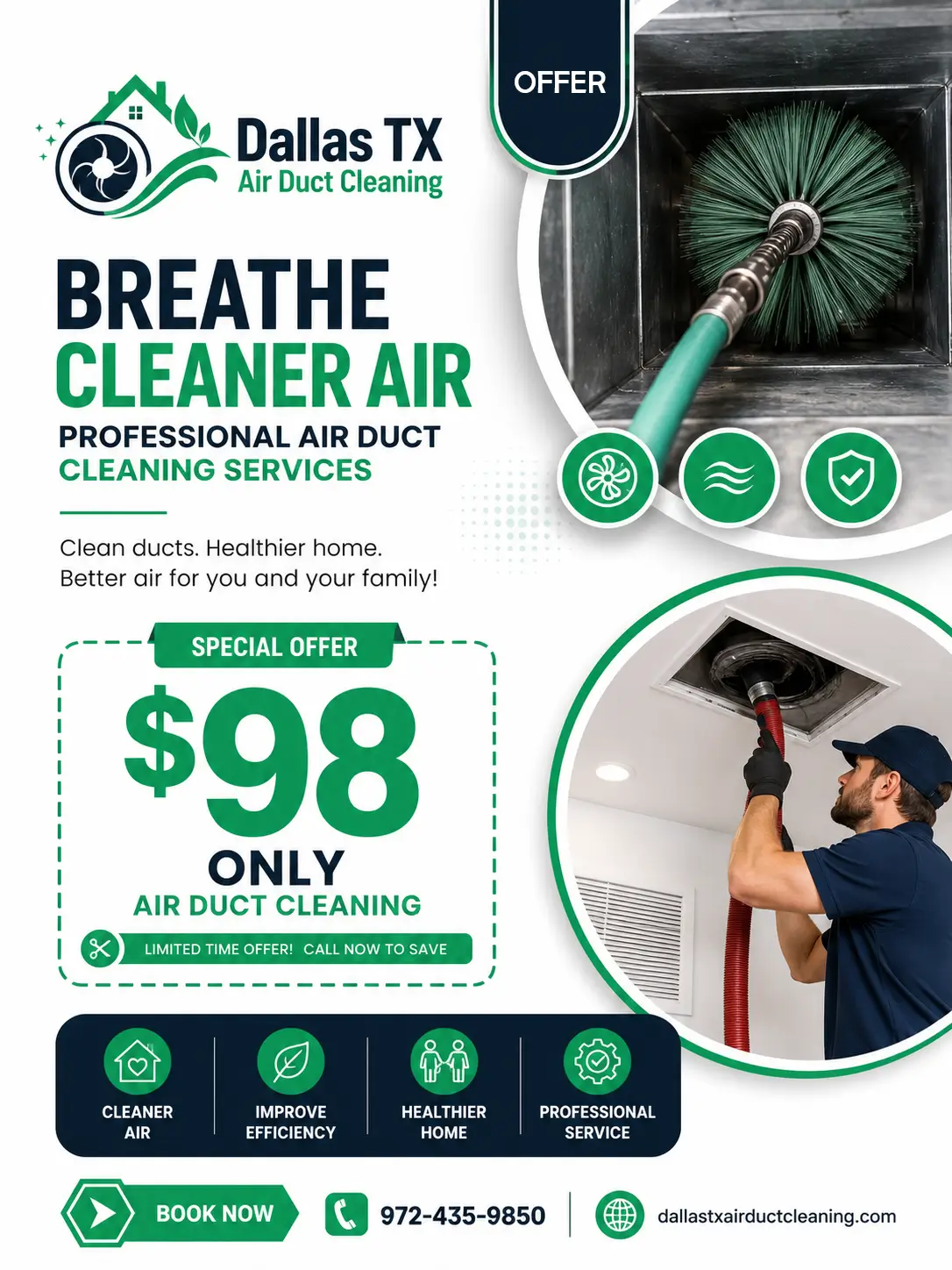 duct cleaning dallas tx offer
