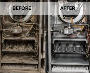 Residential furnace cleaning service in Dallas Texas